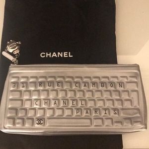 Authentic Chanel keyboard clutch
